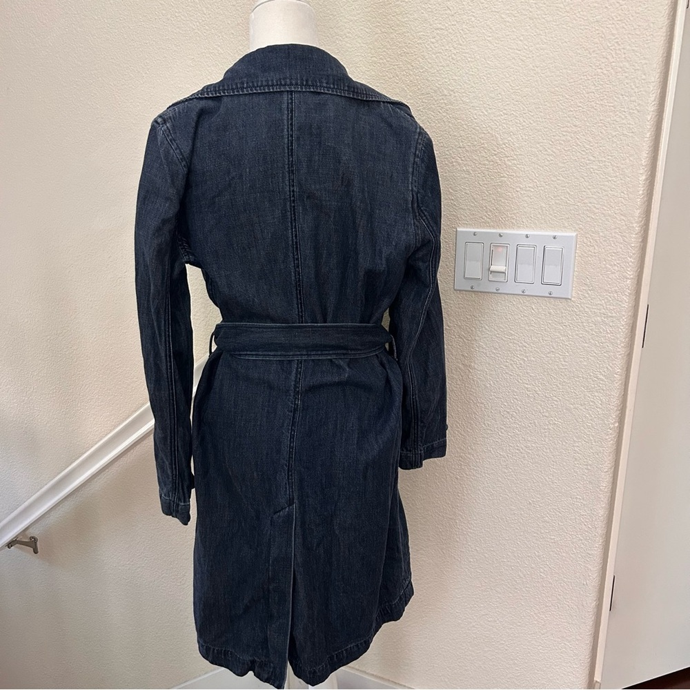 Ralph Lauren Belted Denim Trench Coat size 8 sold out - Picture 4 of 9